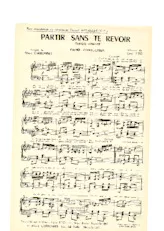 download the accordion score Partir sans te revoir (Tango Chanté) in PDF format