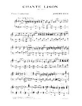 télécharger la partition d'accordéon Chante Lison (One Step) (Partie Piano Conducteur)  au format PDF