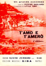 download the accordion score T'amo e t'amero (Chant : Peppino Gagliardi) (Slow) in PDF format