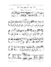 télécharger la partition d'accordéon Et ce petit là (One Step) (Partie : Piano Conducteur) au format PDF