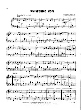 download the accordion score Whispering hope (Chant : Jim Reeves) (Valse Lente) in PDF format