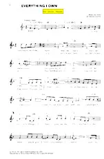 download the accordion score Everything I own (Chant : Boy George) (Reggae) in PDF format