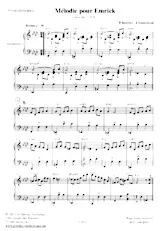 scarica la spartito per fisarmonica Mélodie pour Emrick (Boston) in formato PDF