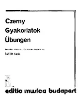 télécharger la partition d'accordéon Carl Czerny : Übungen Höherer Stufe (Exercices Niveau supérieur) (Arrangement : Bartók Karola) (Accordéon) (41 Titres) au format PDF