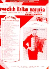 download the accordion score Swedish Italian Mazurka (Novelty Piano Accordion Solo) in PDF format