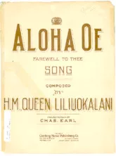 download the accordion score Aloha Oe / Farewell To Thee in PDF format