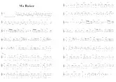 télécharger la partition d'accordéon Ma Baker  au format PDF