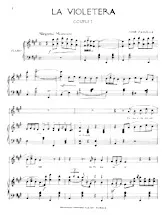 télécharger la partition d'accordéon La Violetera (Couplet) (Tango) (Piano)  au format PDF