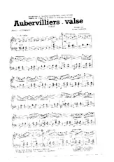 download the accordion score Aubervilliers Valse in PDF format