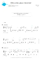 download the accordion score Elle a les yeux révolver (Niveau 2) in PDF format