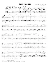 download the accordion score Pour toi seul in PDF format