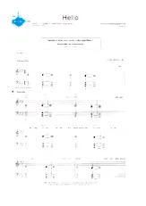 télécharger la partition d'accordéon Hello (Niveau 2) au format PDF