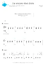 download the accordion score J'ai encore rêvé d'elle (Niveau 2) in PDF format