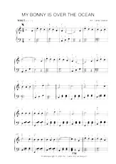 download the accordion score MY BONNY in PDF format