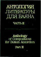 télécharger la partition d'accordéon Anthology of compositions for Button Accordion - Part III au format PDF