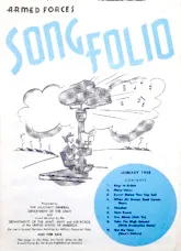 télécharger la partition d'accordéon Song Folio January 1954 au format PDF