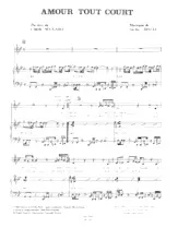 download the accordion score Amour tout court in PDF format