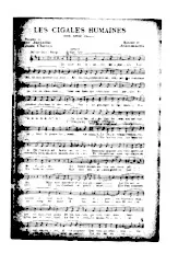 download the accordion score LES CIGALES HUMAINES in PDF format