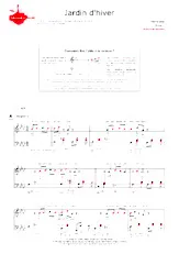 télécharger la partition d'accordéon Jardin d'hiver (Niveau 2) au format PDF