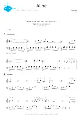 download the accordion score Aline (Niveau 2) in PDF format