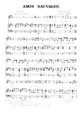 download the accordion score Amis sauvages in PDF format