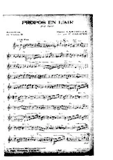 download the accordion score PROPOS EN L'AIR in PDF format