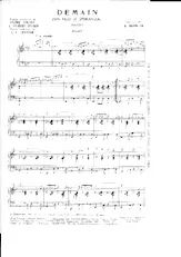 download the accordion score Demain (Un filo di spéranza - Orchestration) in PDF format