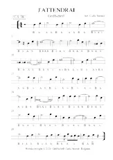 download the accordion score J'ATTENDRAI GRIFFSCHRIFT in PDF format