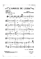 download the accordion score L'AMOUR DE LYDIA in PDF format