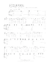 download the accordion score A cœur perdu in PDF format