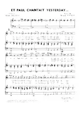 download the accordion score Et Paul chantait Yesterday... in PDF format