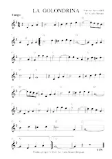 download the accordion score LA GOLONDRINA in PDF format