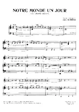 download the accordion score Notre monde un jour (Le grand rejet) in PDF format