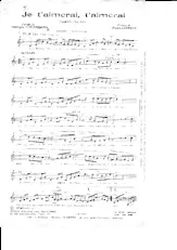 download the accordion score Je t'aimerai t'aimerai  (autre version) in PDF format