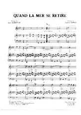 download the accordion score QUAND LA MER SE RETIRE in PDF format