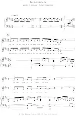 download the accordion score Tu m'aimes-tu in PDF format