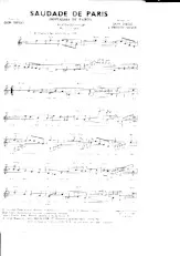 download the accordion score Saudade de Paris  (Nostalgia de Paris) in PDF format