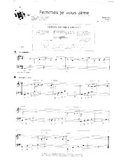 download the accordion score Femmes je vous aime (Niveau 2) in PDF format