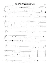 télécharger la partition d'accordéon Scarborough fair - Simon and Garfunkel au format PDF