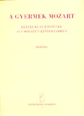 télécharger la partition d'accordéon Un petit cahier Mozart pour enfants (Piano) au format PDF