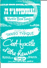 télécharger la partition d'accordéon Je t'attendrai (Music box tango - orchestration) au format PDF