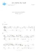 download the accordion score Je viens du sud (Niveau3) in PDF format