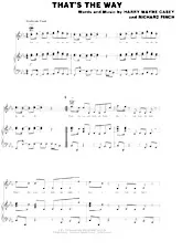 download the accordion score That's the way (I like it) in PDF format