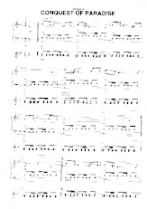 télécharger la partition d'accordéon Conquest of Paradise - Vangelis (Arr accordéon : Tesse Telman) au format PDF