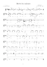 download the accordion score Morts les enfants in PDF format