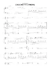 télécharger la partition d'accordéon Crockett's theme - (Arr accordéon : Tesse Telman) au format PDF