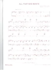 download the accordion score All That She Wants in PDF format