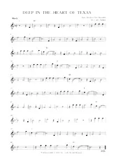 download the accordion score DEEP IN THE HEART OF TEXAS in PDF format