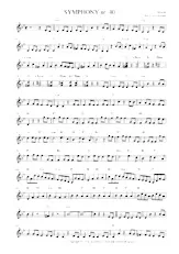 télécharger la partition d'accordéon SYMPHONY NR. 40 MOZART au format PDF