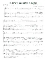 download the accordion score Happy to sing a song in PDF format